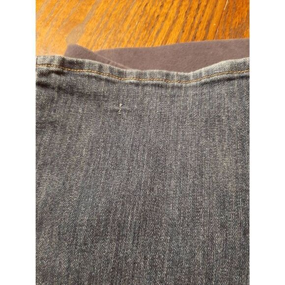 Size 10 Maternity Gap 1969 Sexy Boot Denim Blue Jeans w Pockets - Picture 4 of 5